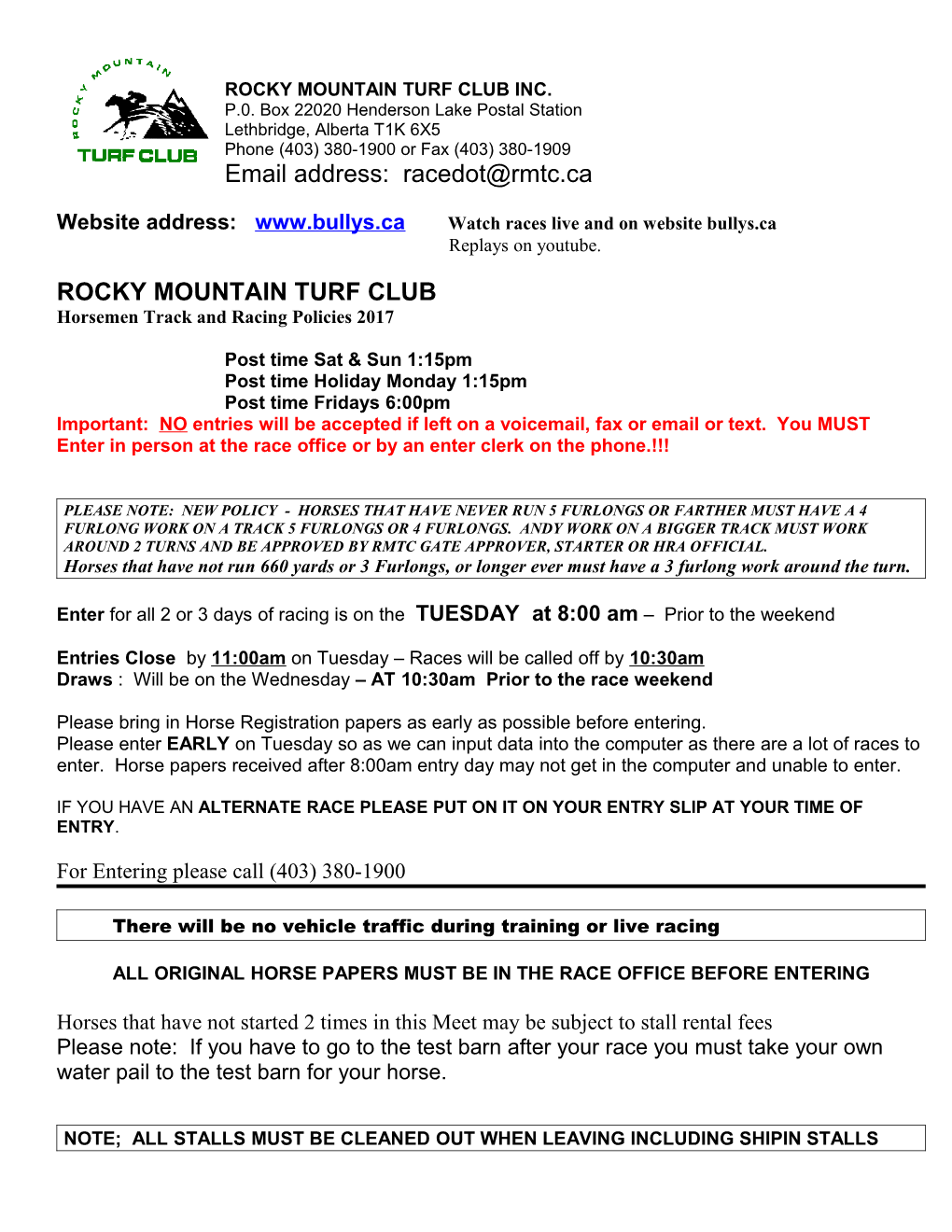 Rocky Mountain Turf Club