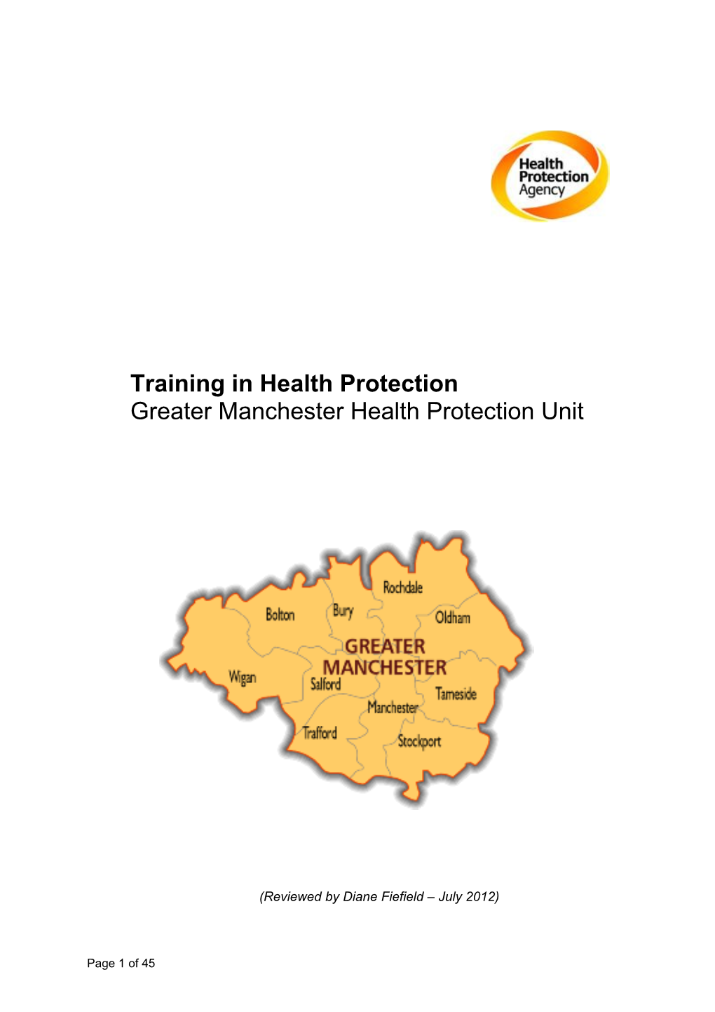 Greater Manchester Health Protection Unit