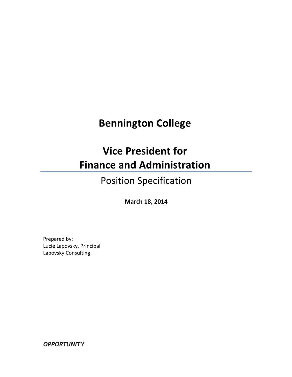 About Bennington College