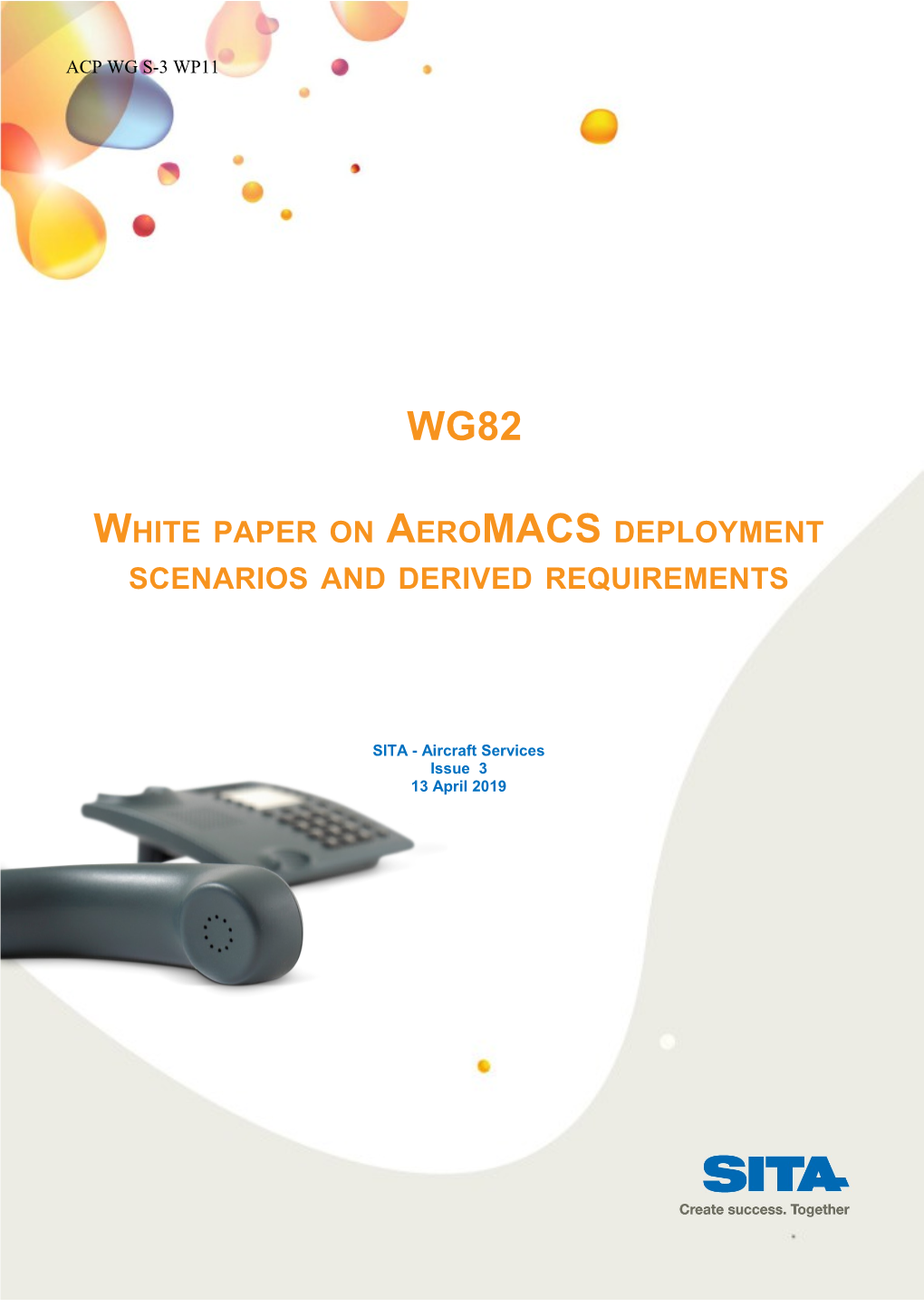 WP13 - WP11 White Paper on Aeromacs Deployment Models and Service Selection Process V3.1