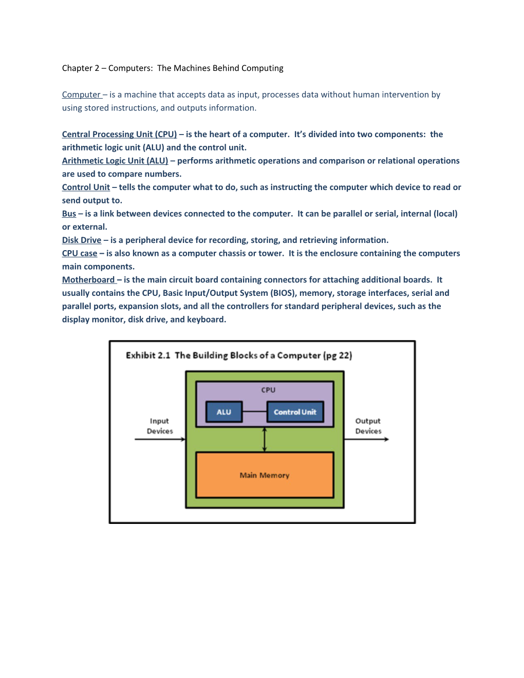 Chapter 2 Computers: the Machines Behind Computing