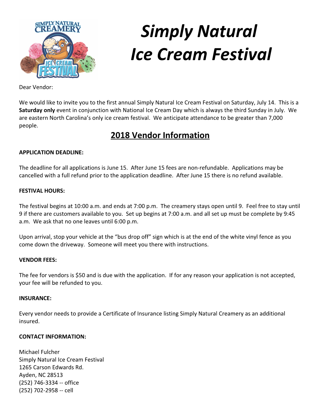 Ice Cream Festival
