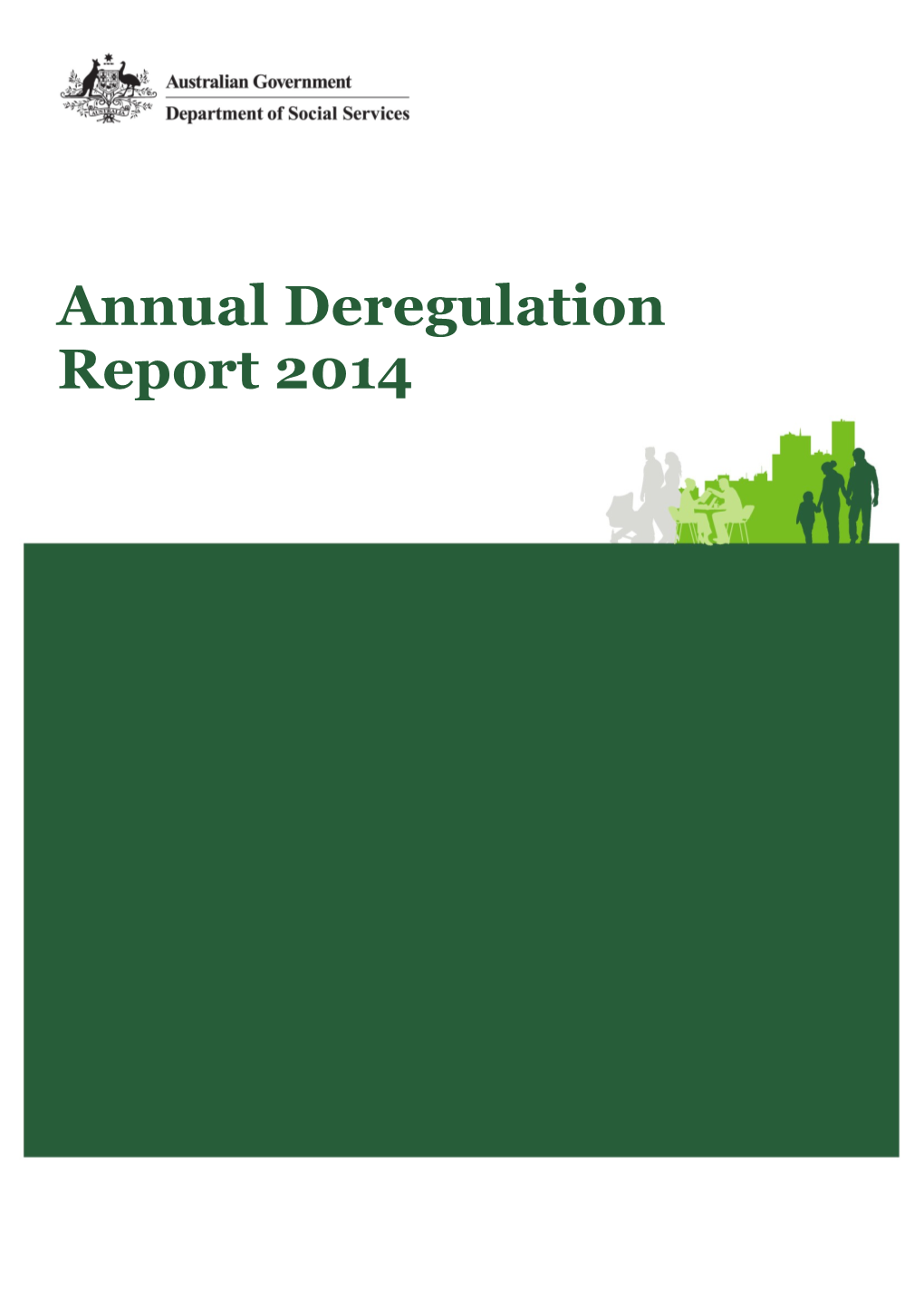 Annual Deregulation Report 2014