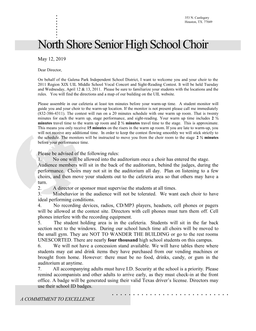 North Shore Senior High School Choir