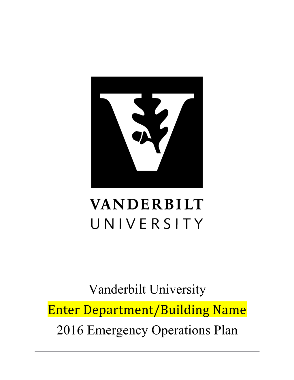 Enter Department/Building Name