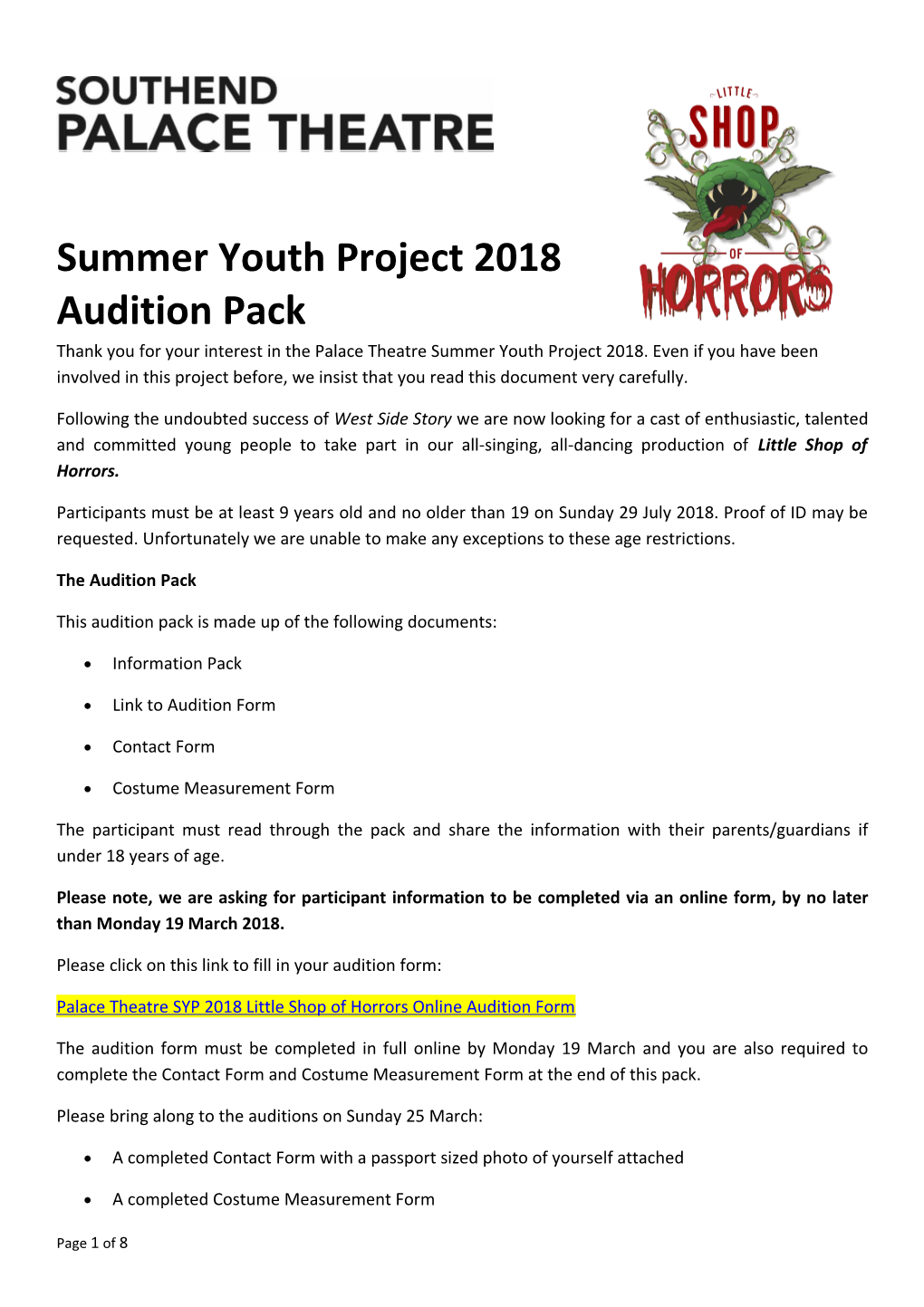 Summer Youth Project 2018