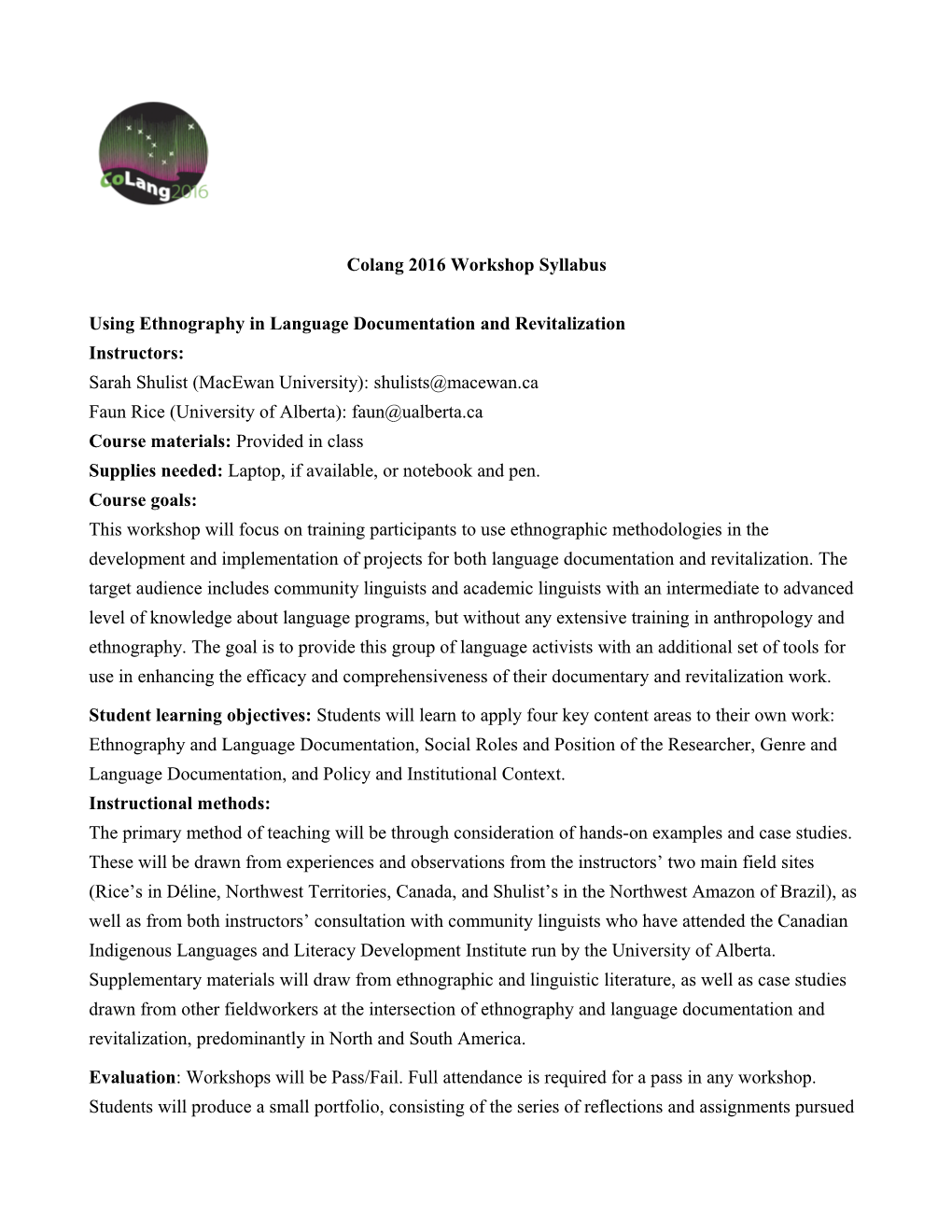 Using Ethnography in Language Documentation and Revitalization