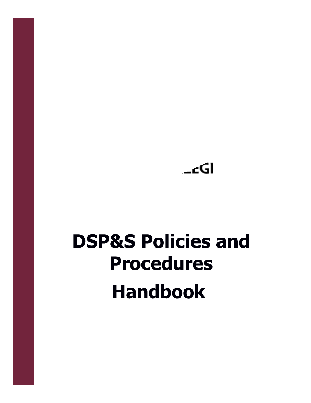 DSP&Spolicies and Procedures