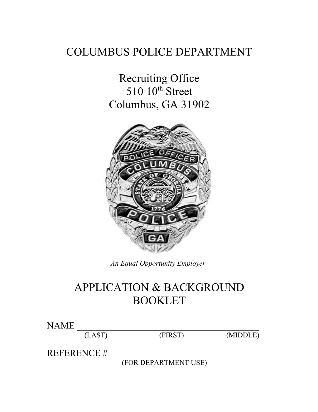 Columbus Police Department
