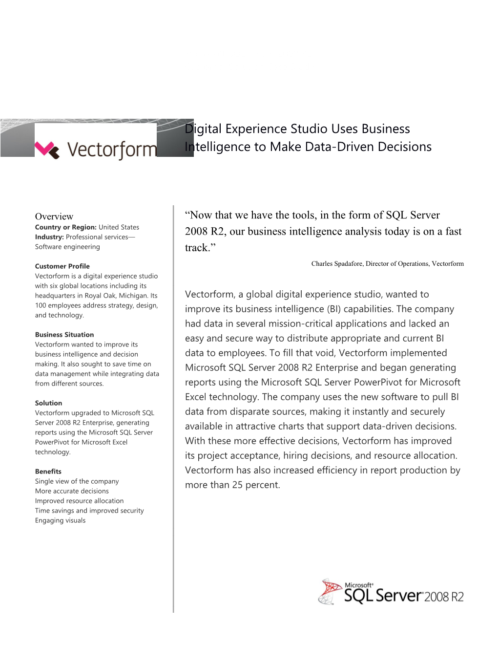 Digital Experience Studio Uses Business Intelligence to Make Data-Driven Decisions