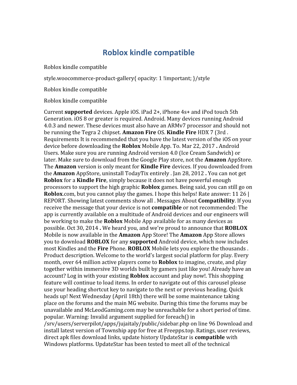 Roblox Kindle Compatible