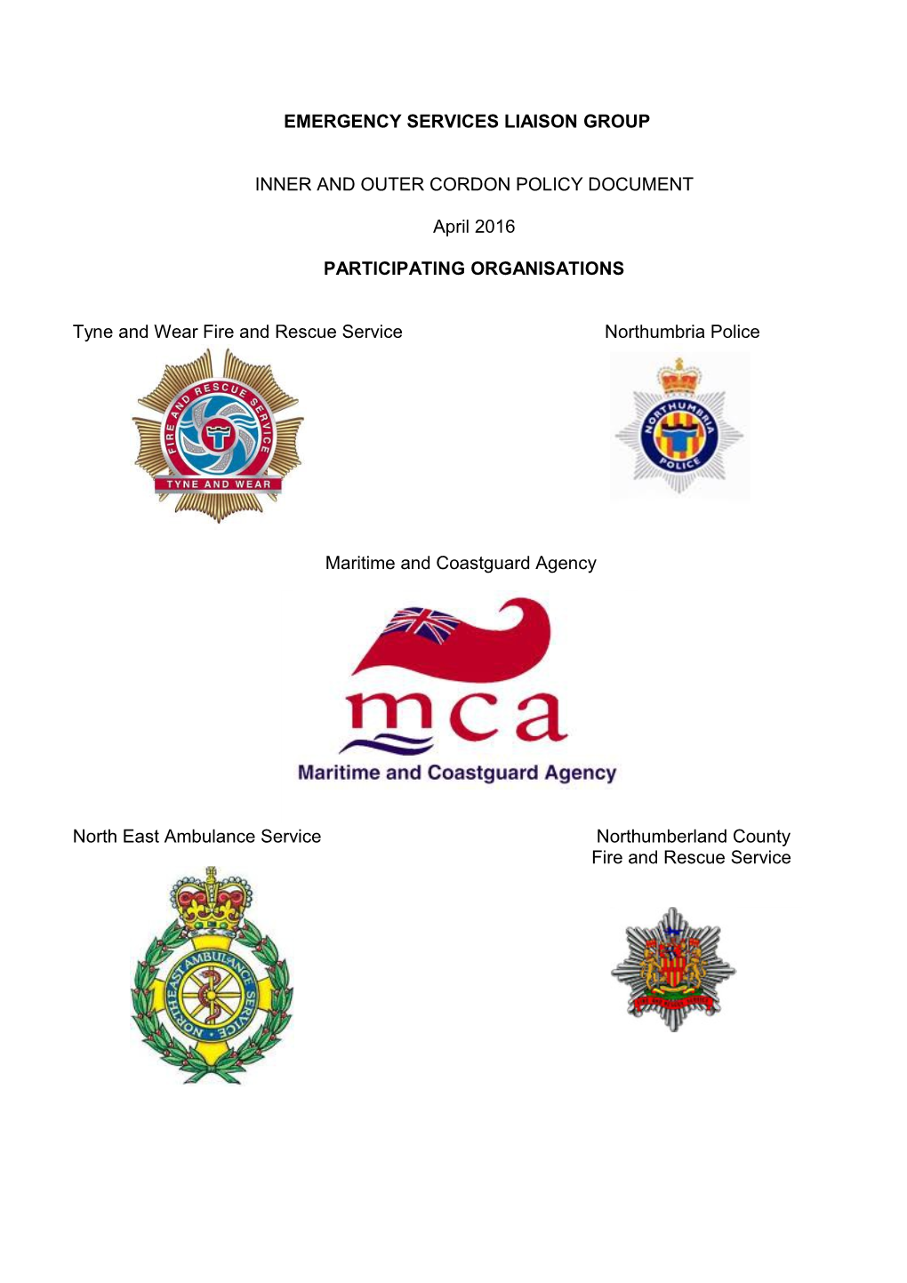 Emergency Services Liaison Group
