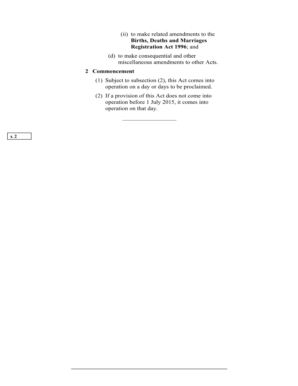 Justice Legislation Amendment (Succession and Surrogacy) Act 2014
