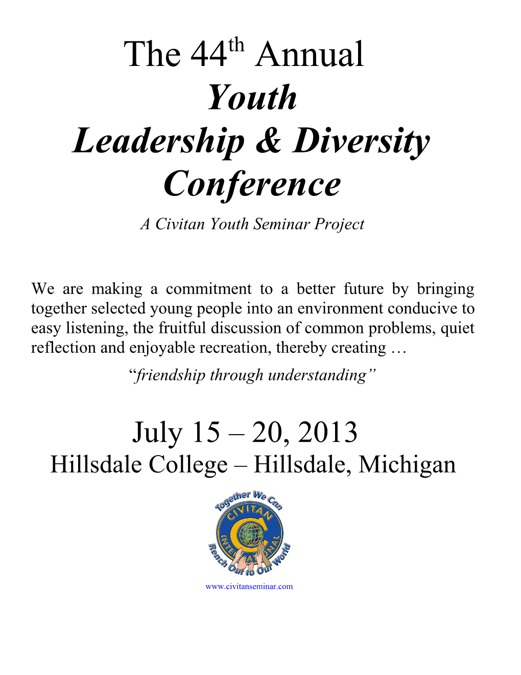 Youth Leadership & Diversity Conference