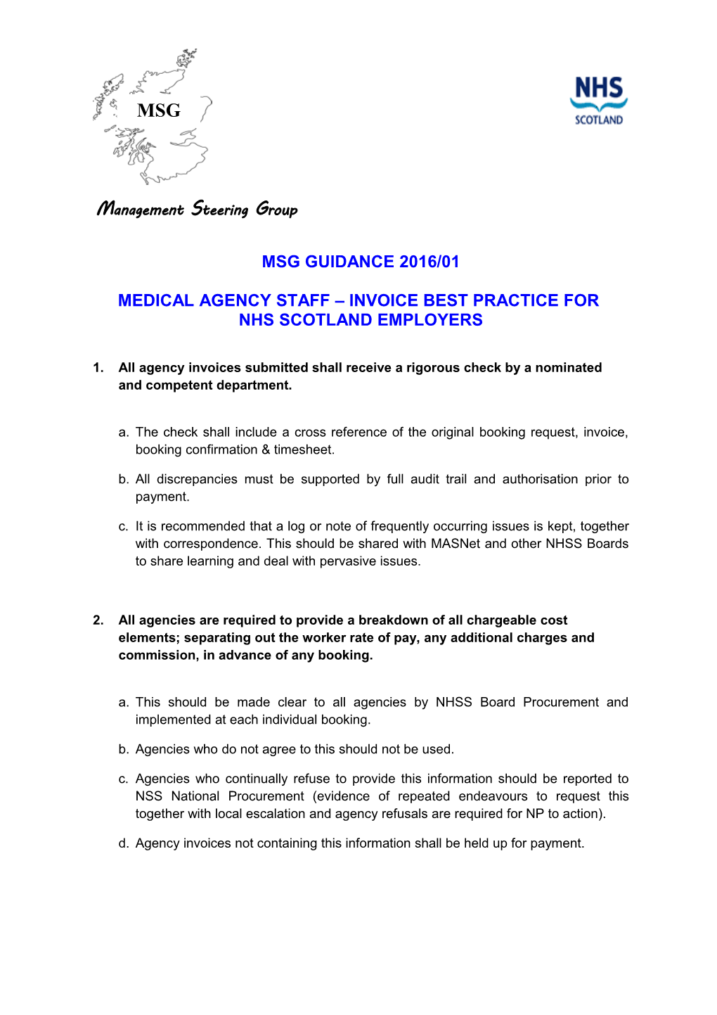 Medical Agency Staff Invoice Best Practice For