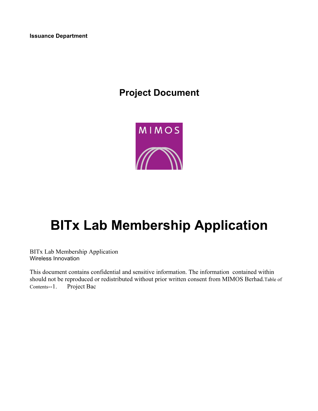 Bitx Lab Membership Application
