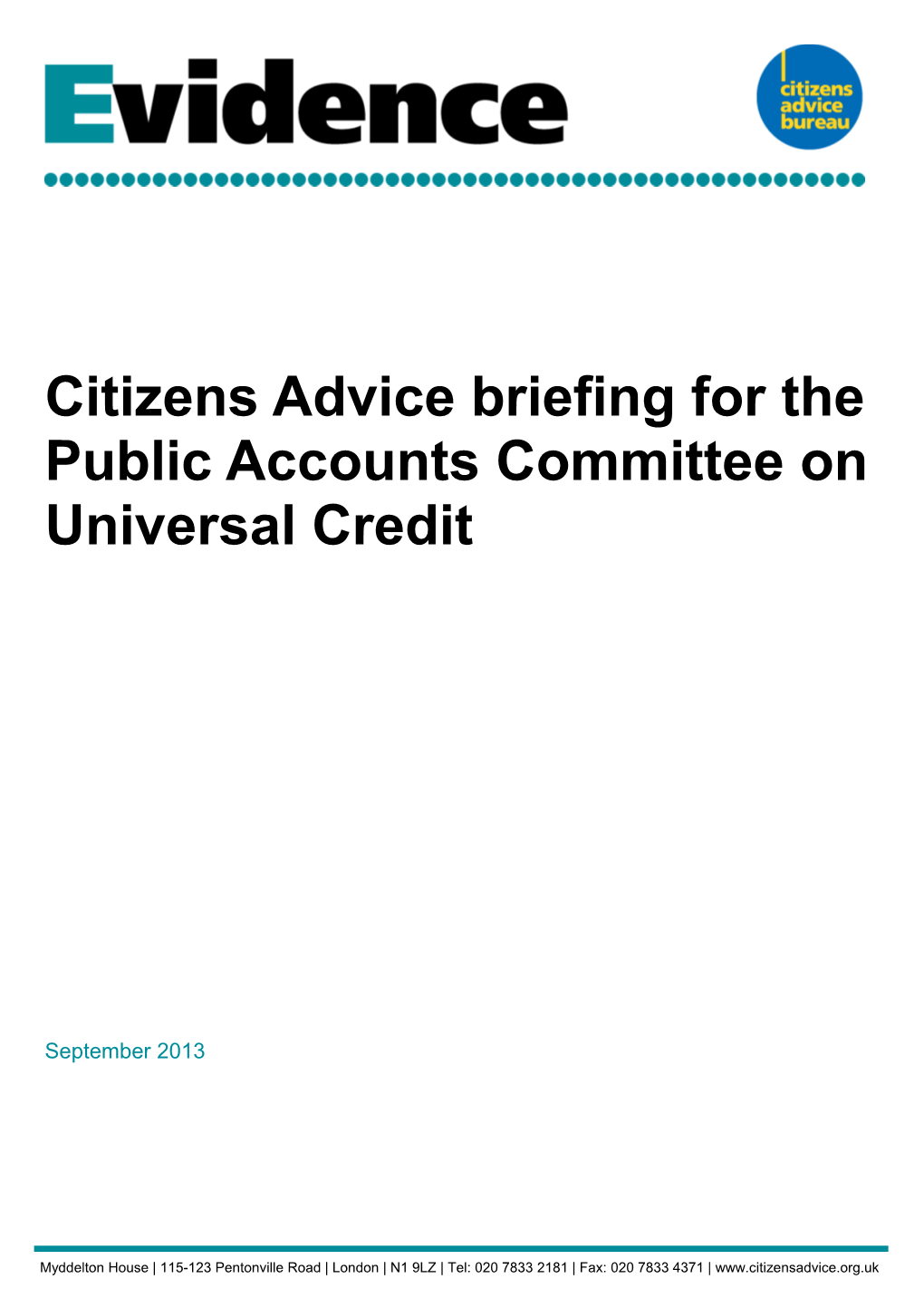 Treasury Select Committee Inquiry on the Future of Cheques