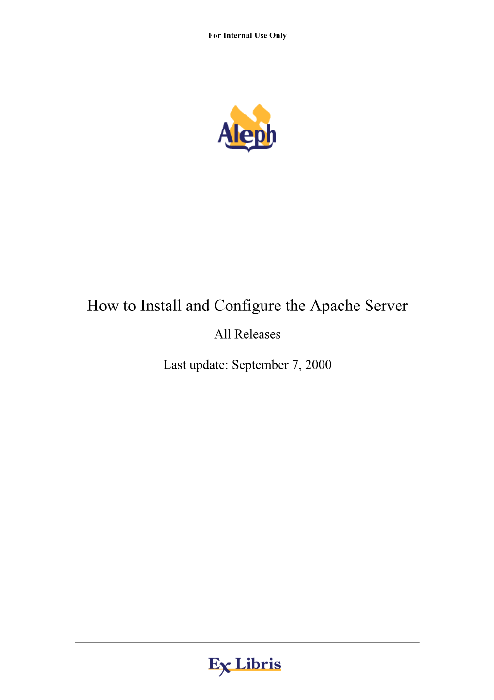 How to Install and Configure the Apache Server