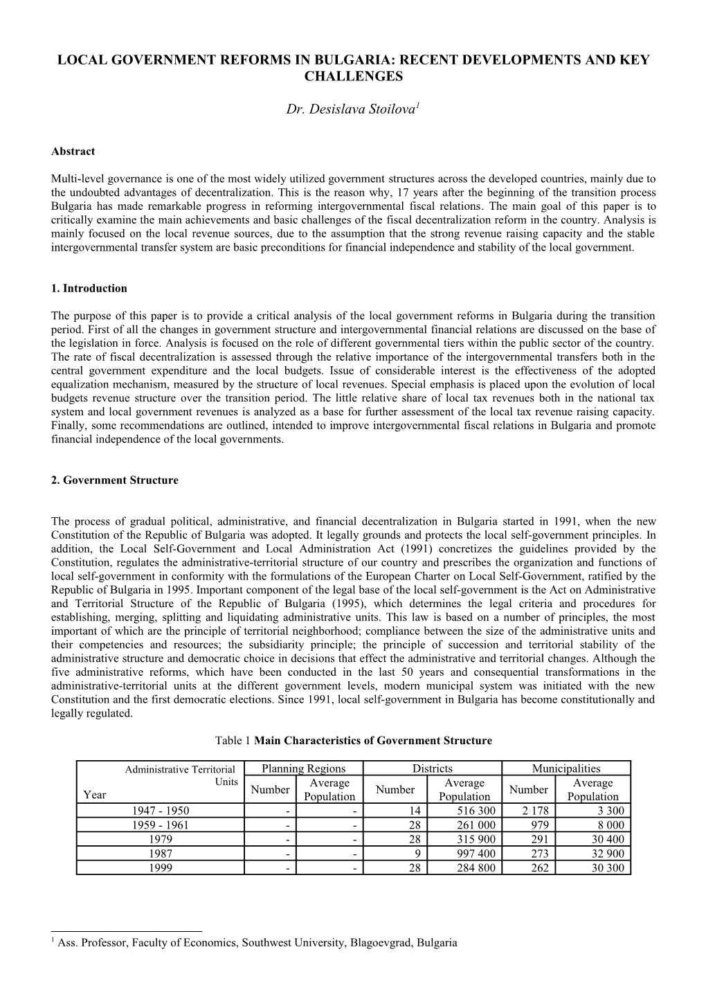 Property Taxation in Bulgaria