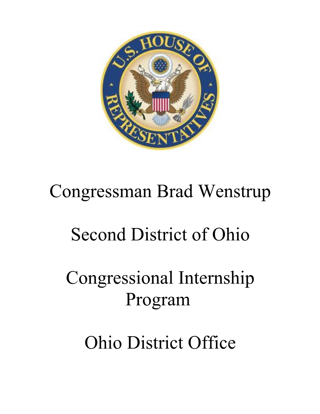 Congressional Internship Program District Offices