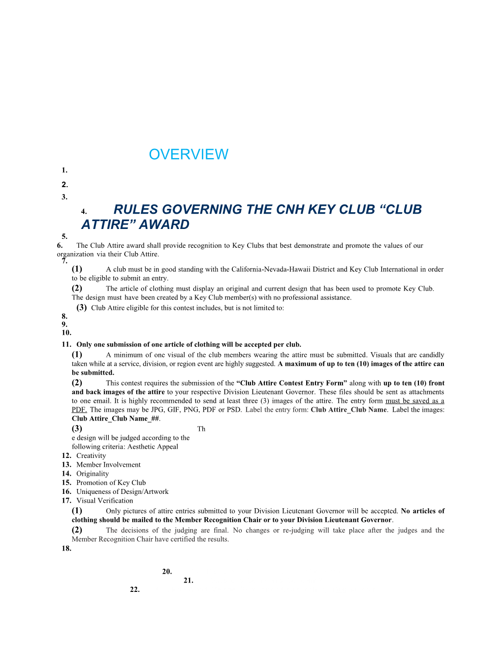 Rulesgoverningthecnhkeyclub Club Attire Award