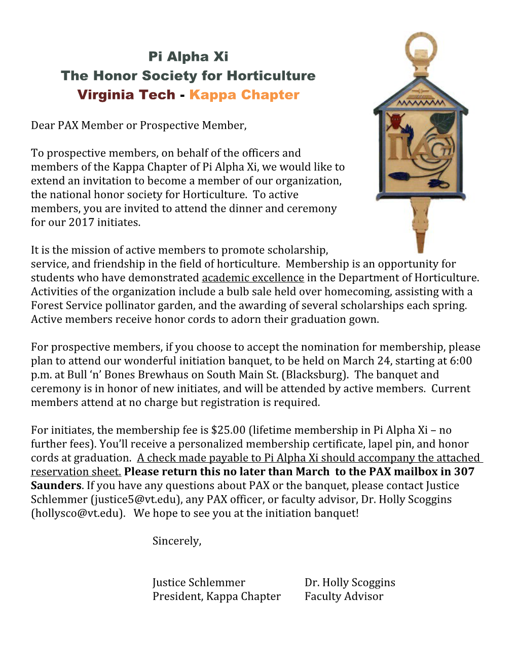 Virginia Tech - Kappa Chapter