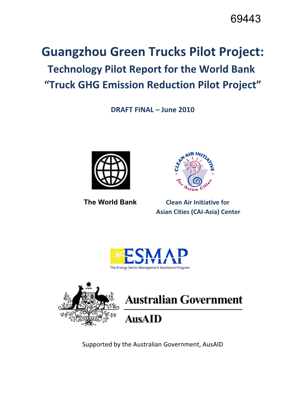 Guangzhou Green Trucks Pilot Project Technology Pilot Report Draft Final
