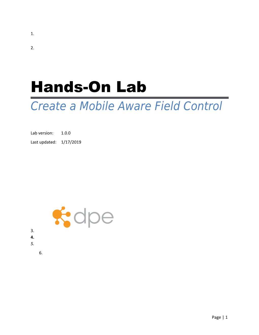 Create a Mobile Aware Field Control