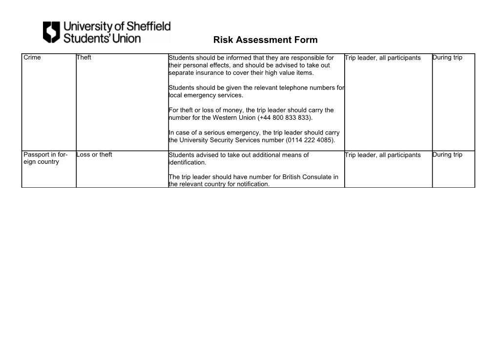 University of Sheffield Union of Students