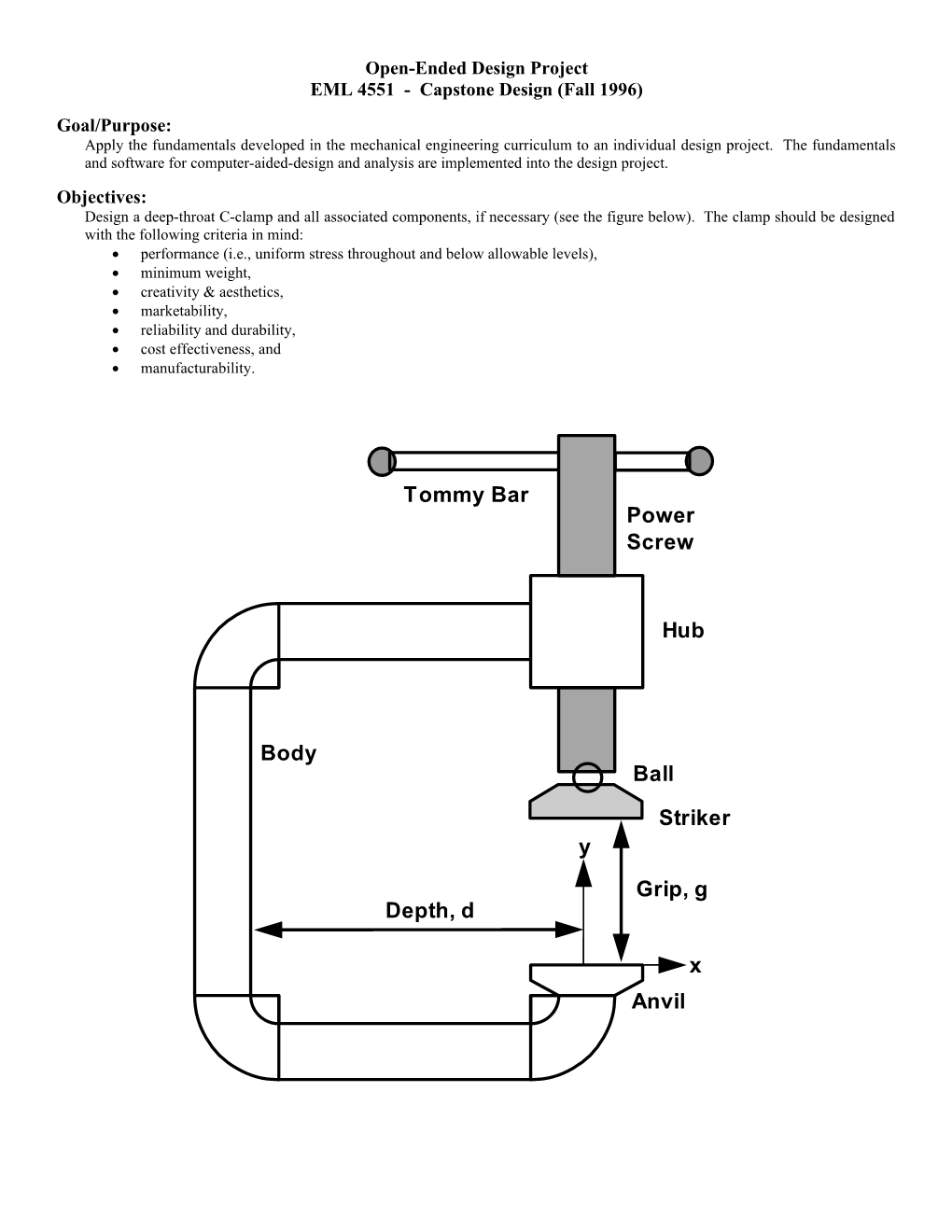 Open-Ended Design Project