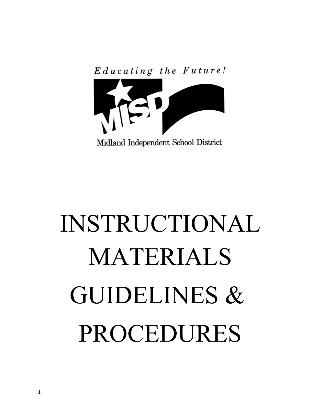 Instructional Materials