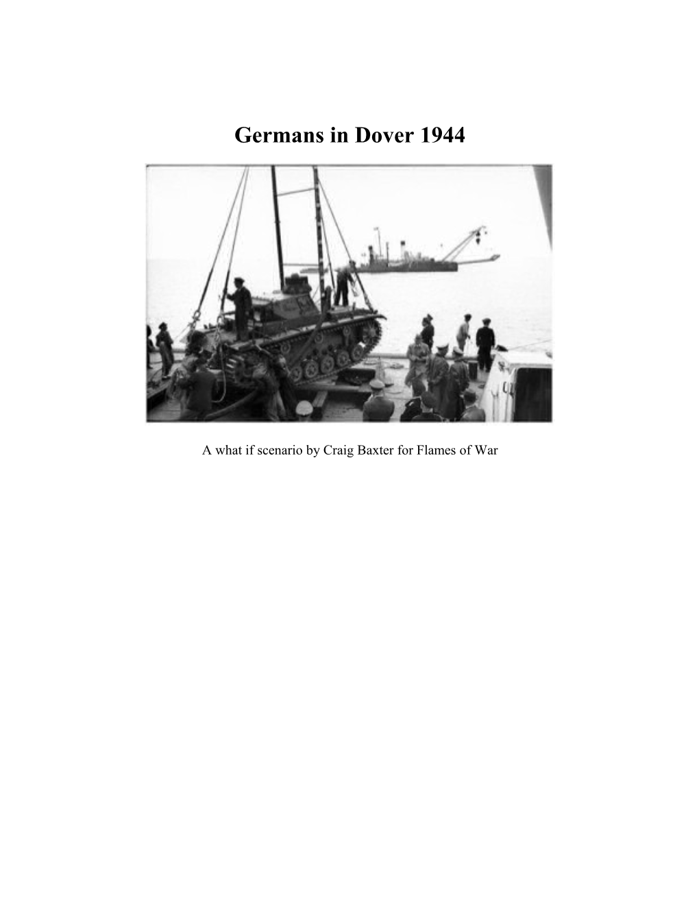 Germans in Dover 1944