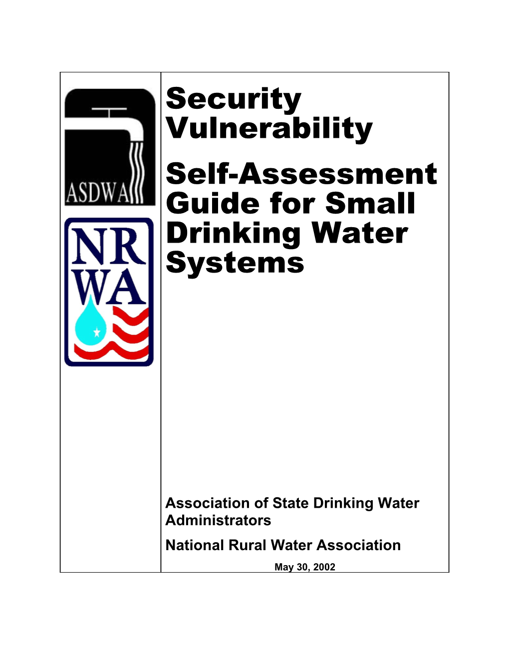 Security Vulnerability Self-Assessment Guide for Small Water Systems