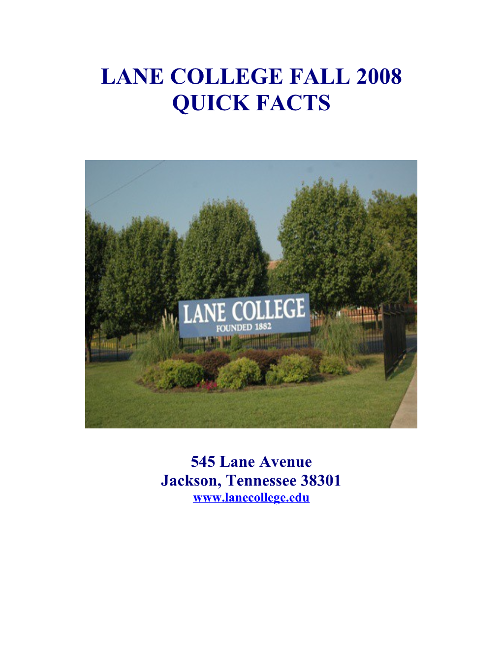 Lanecollege Fall 2008