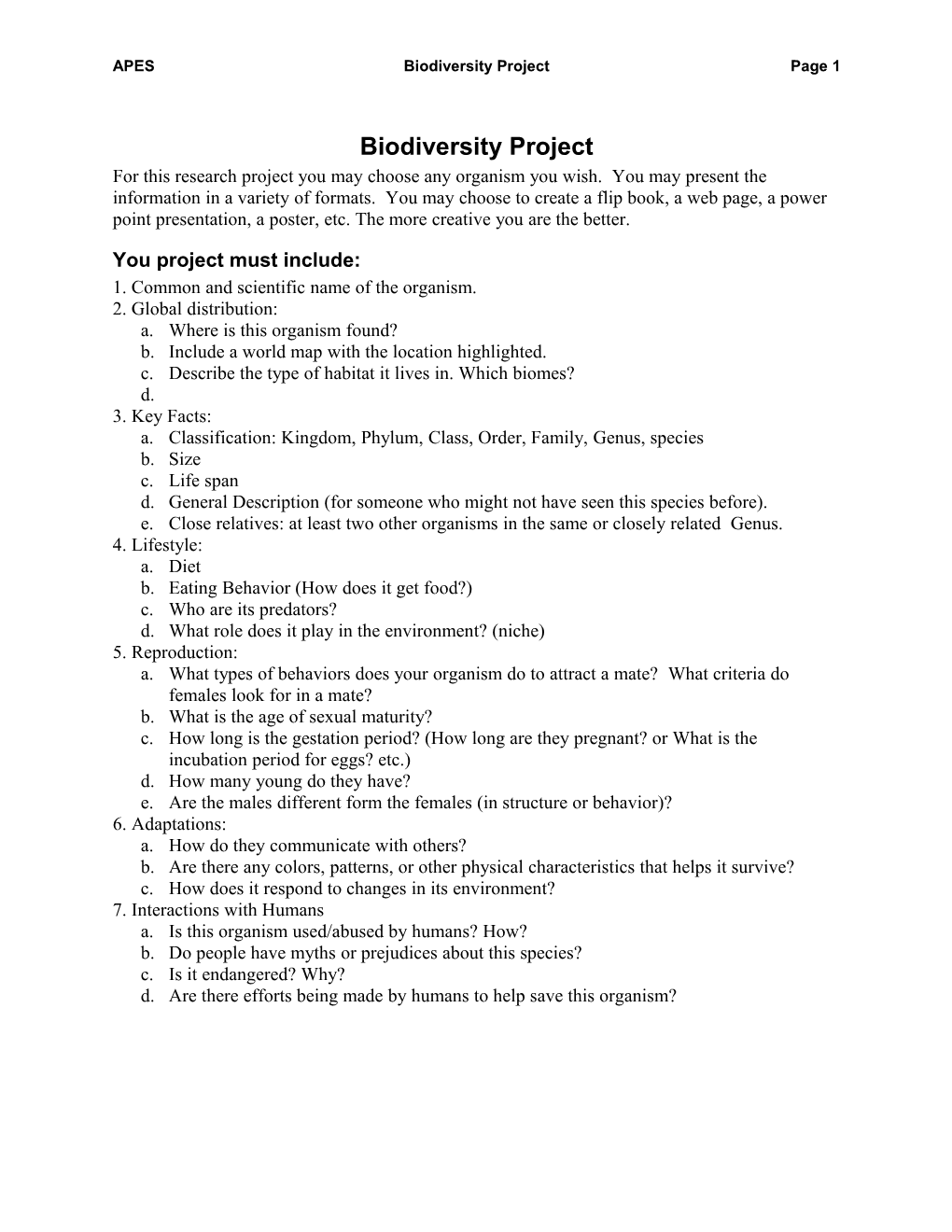 Apesbiodiversity Projectpage 1