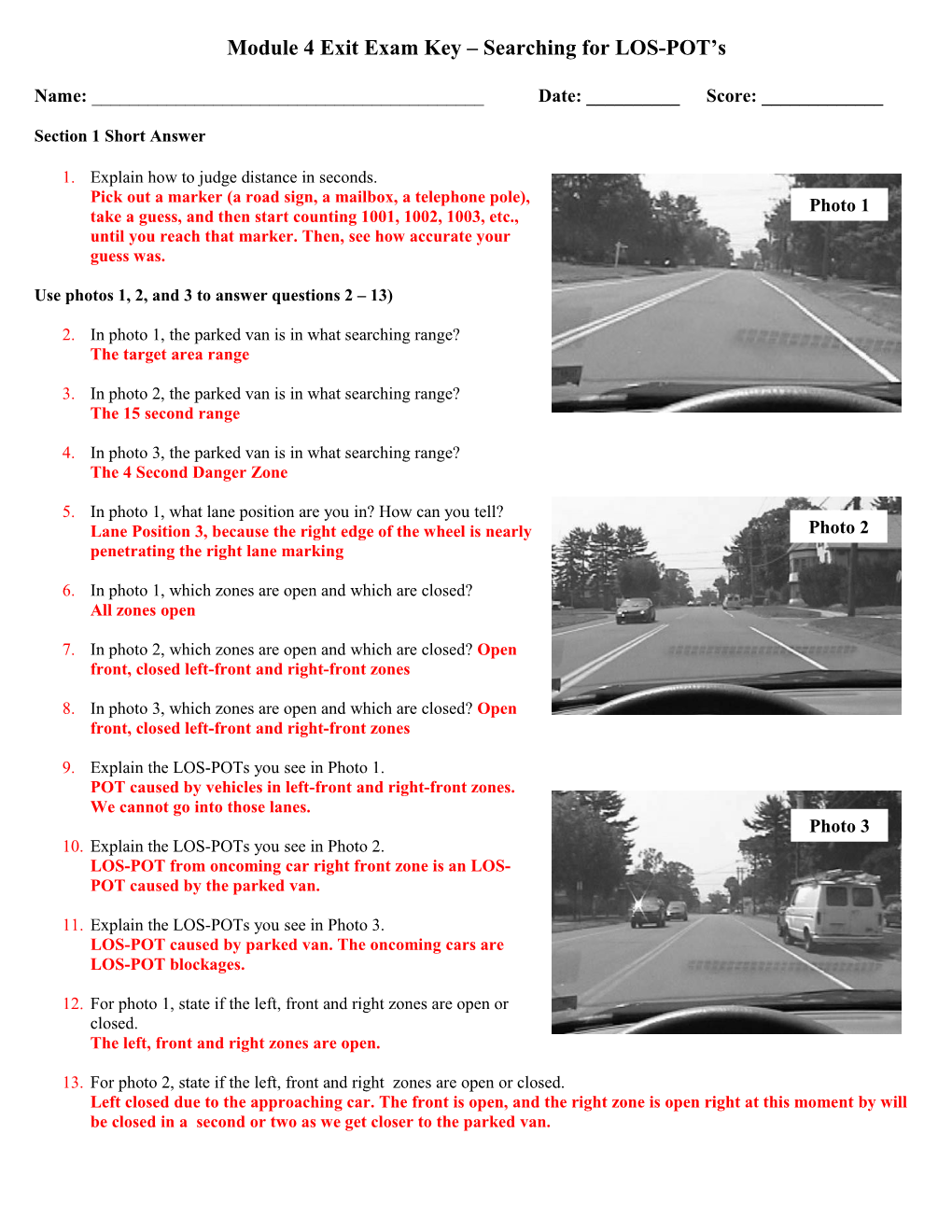 Module Four Exit Exam KEY