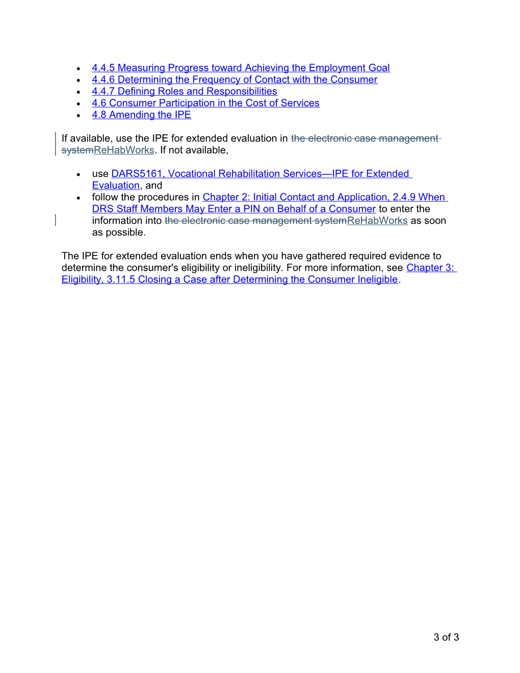 DRS RPM Chapter 4 Revisions, April 7, 2014