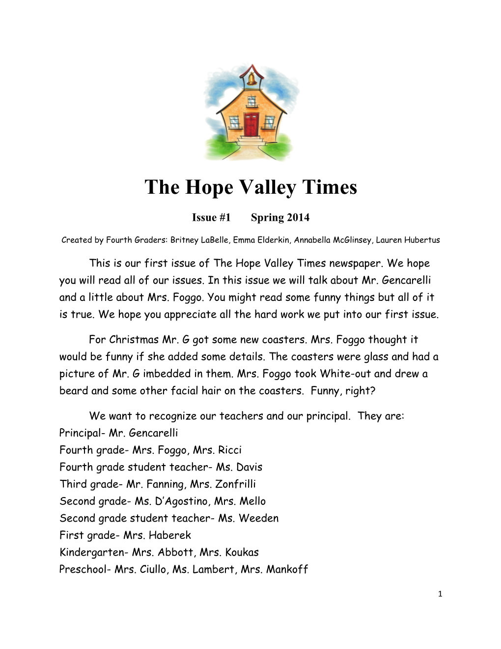 The Hope Valley Times