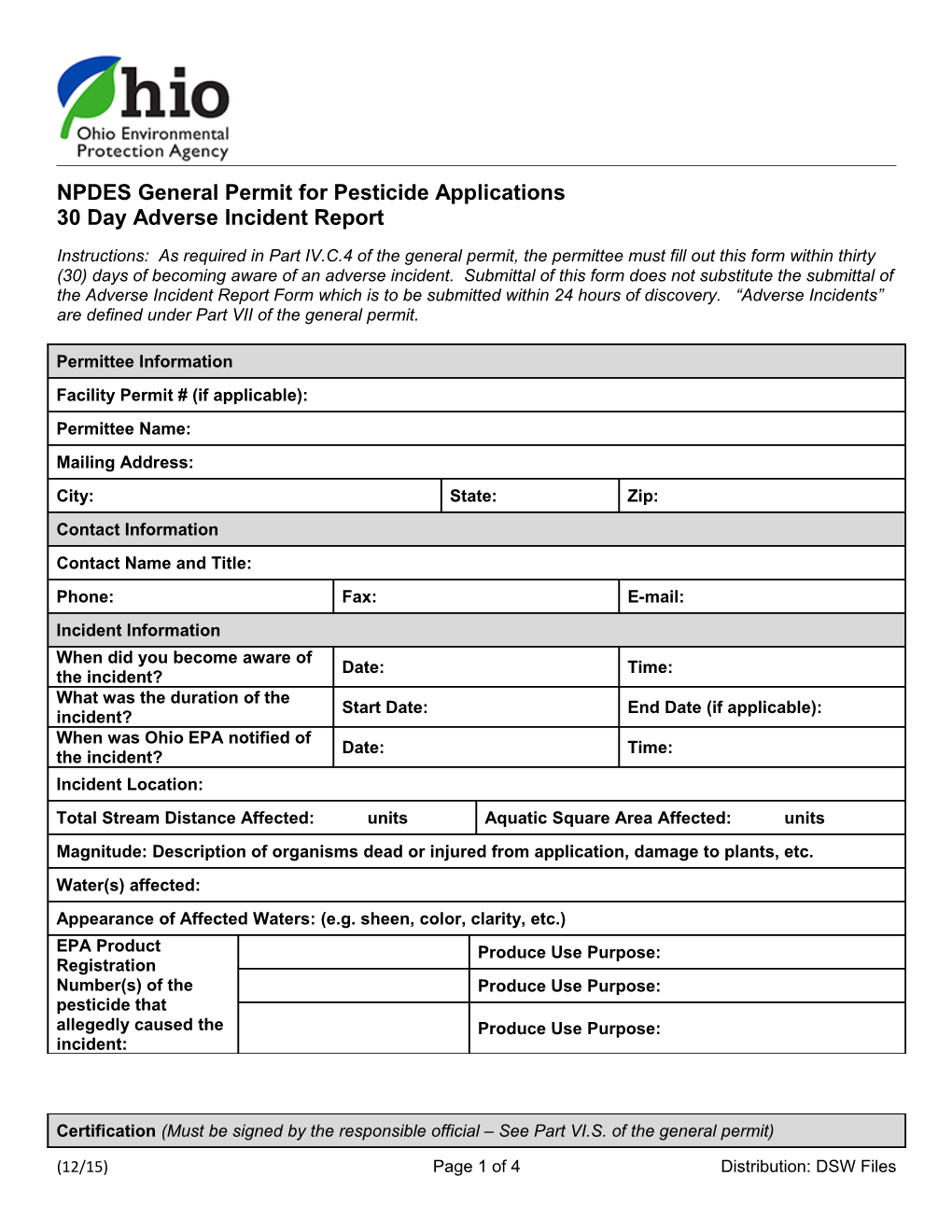 NPDES General Permit for Pesticide Applications