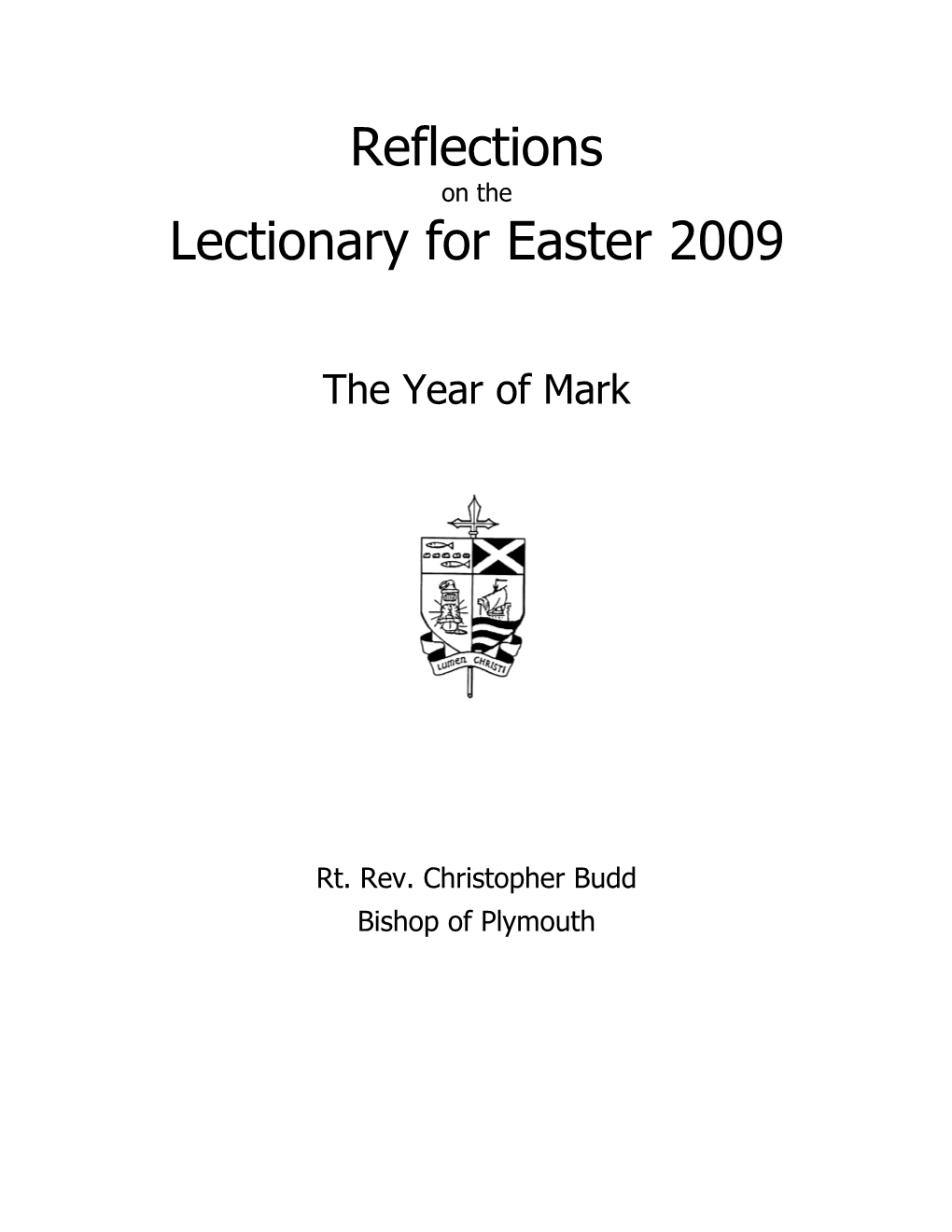Lectionary for Easter 2009