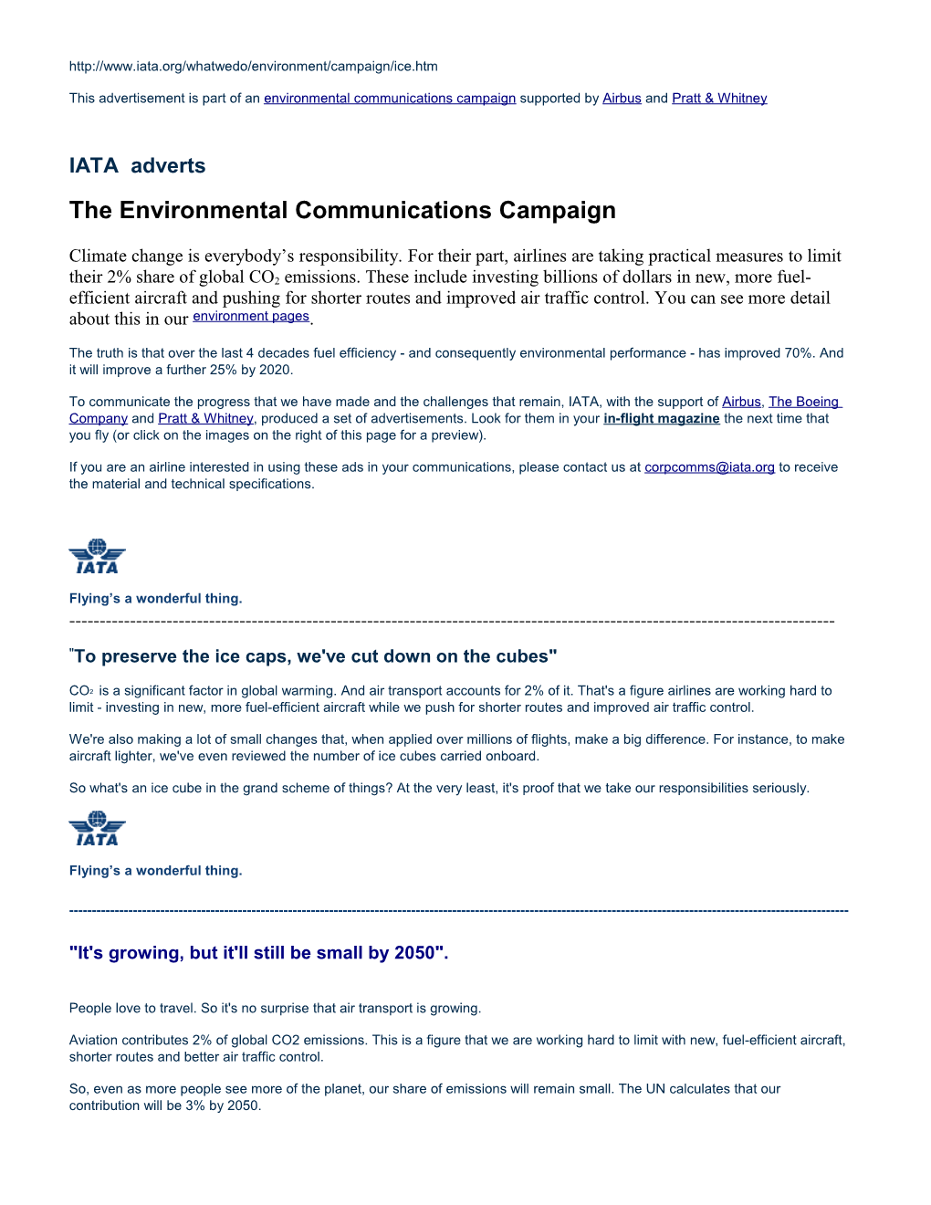 The Environmental Communications Campaign