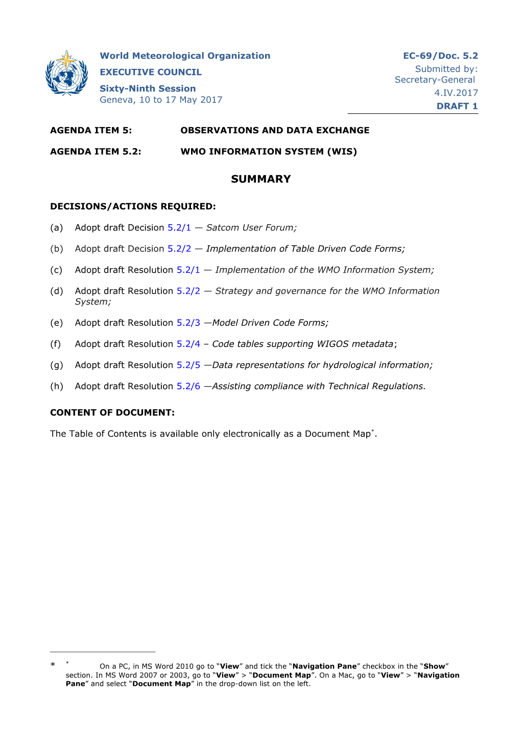 EC-69 Doc 5.2 (WIS)