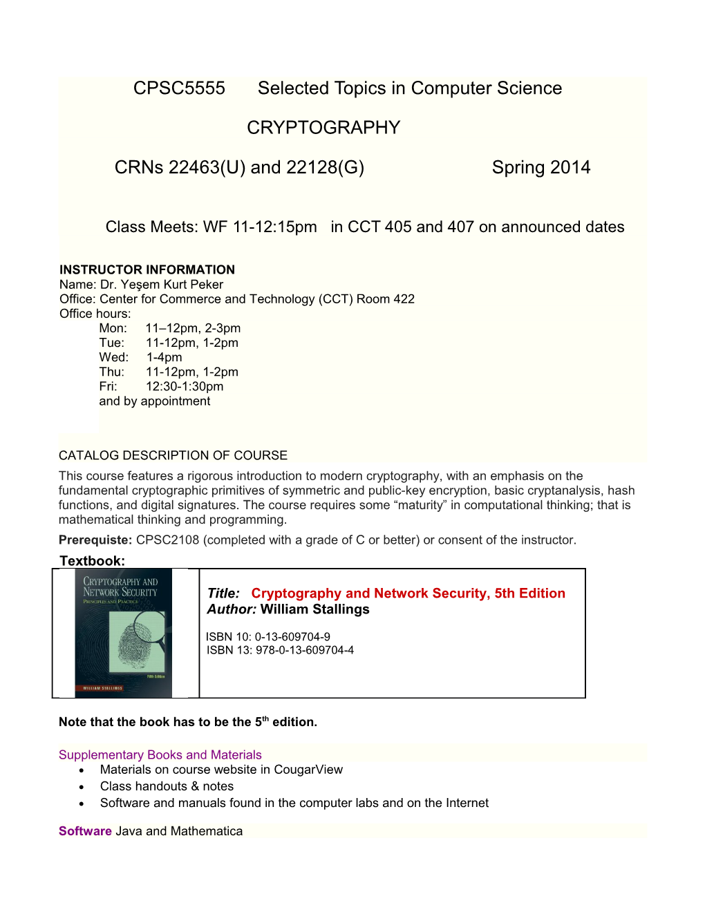 Cpsc5555selected Topics in Computer Science