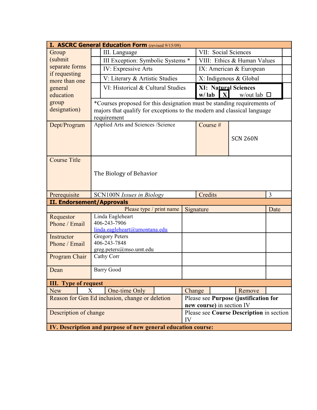 Course Documents, Such As the Syllabus & Instructions for Writing Lab Reports