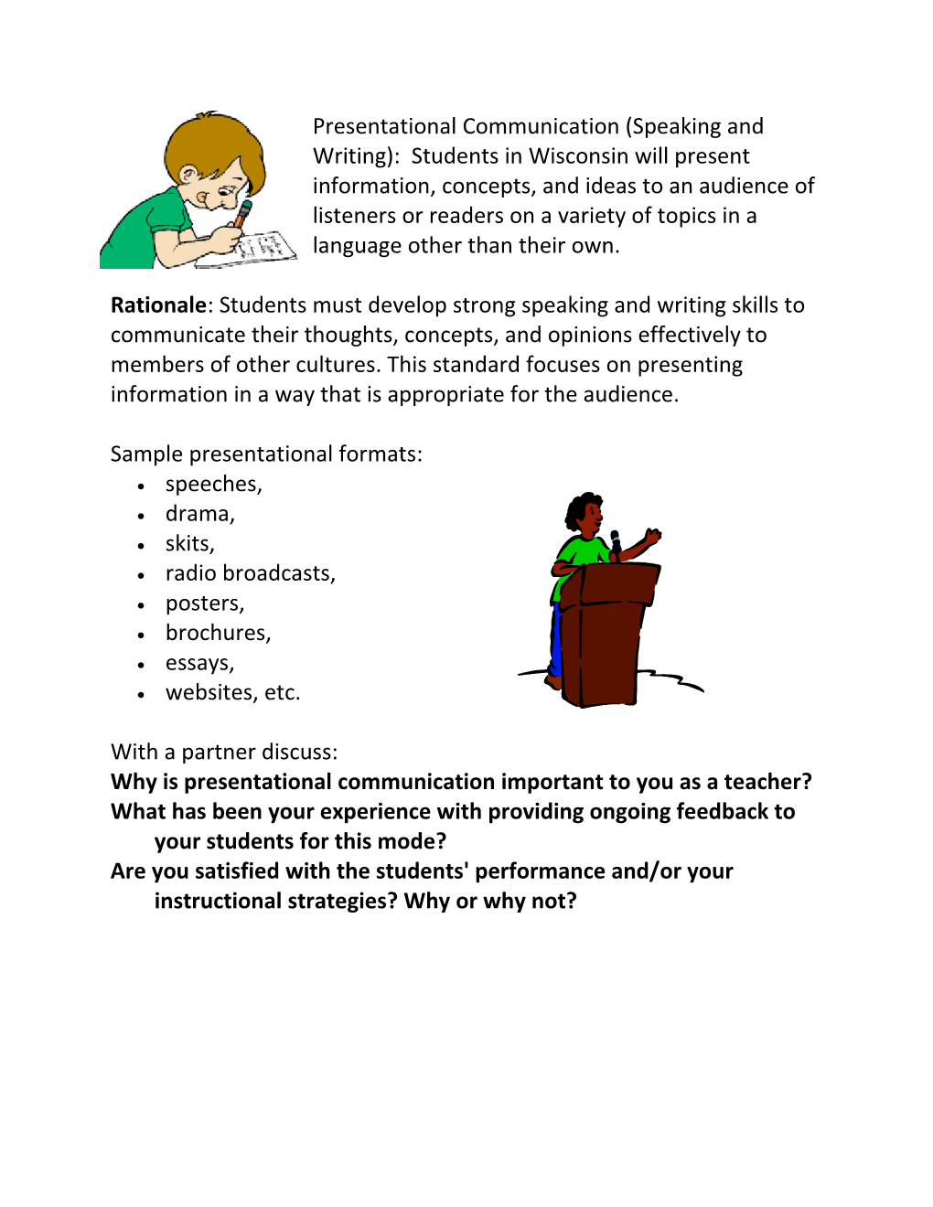 Why Is Presentational Communication Important to You As a Teacher?