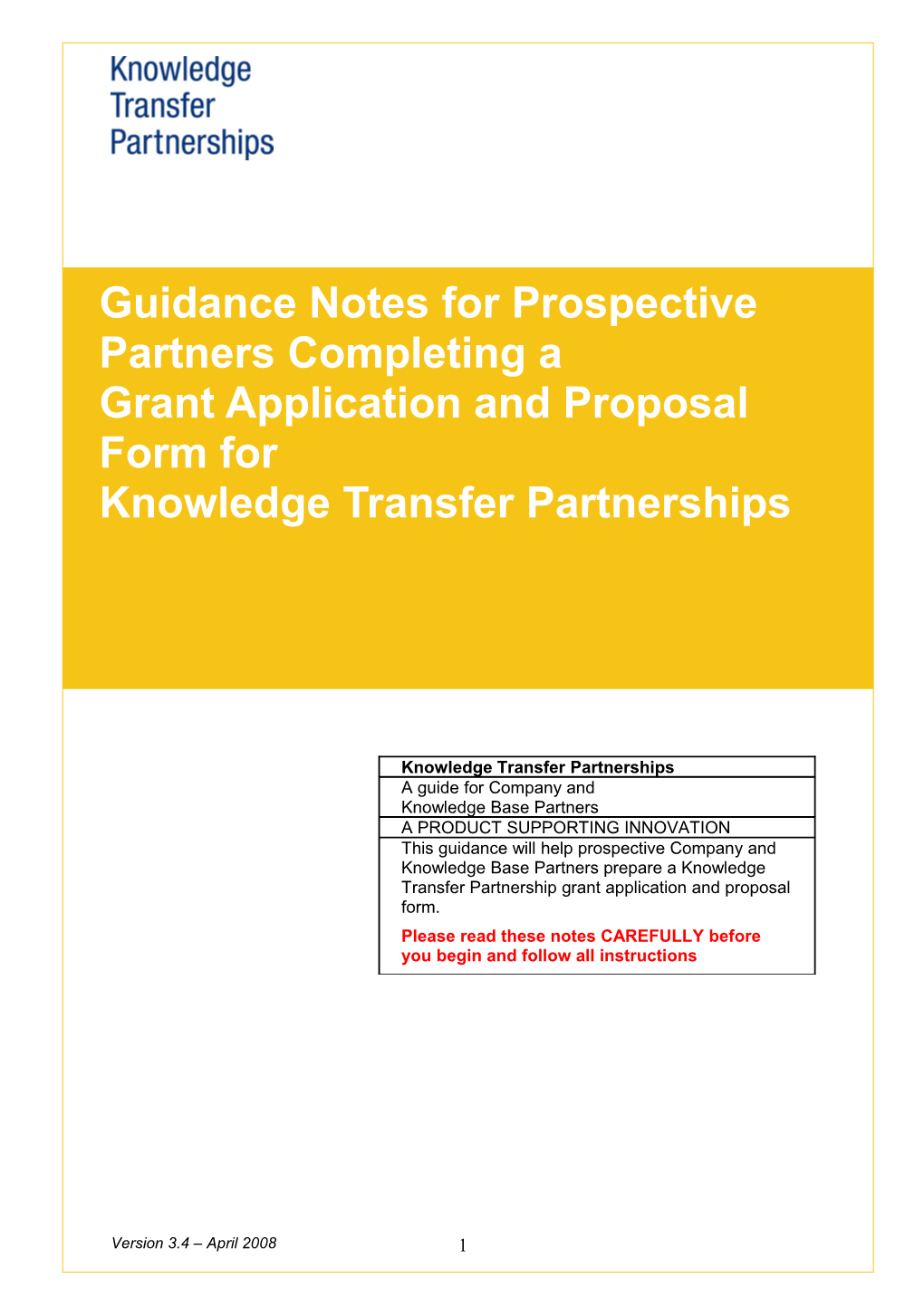 Knowledge Transfer Partnerships