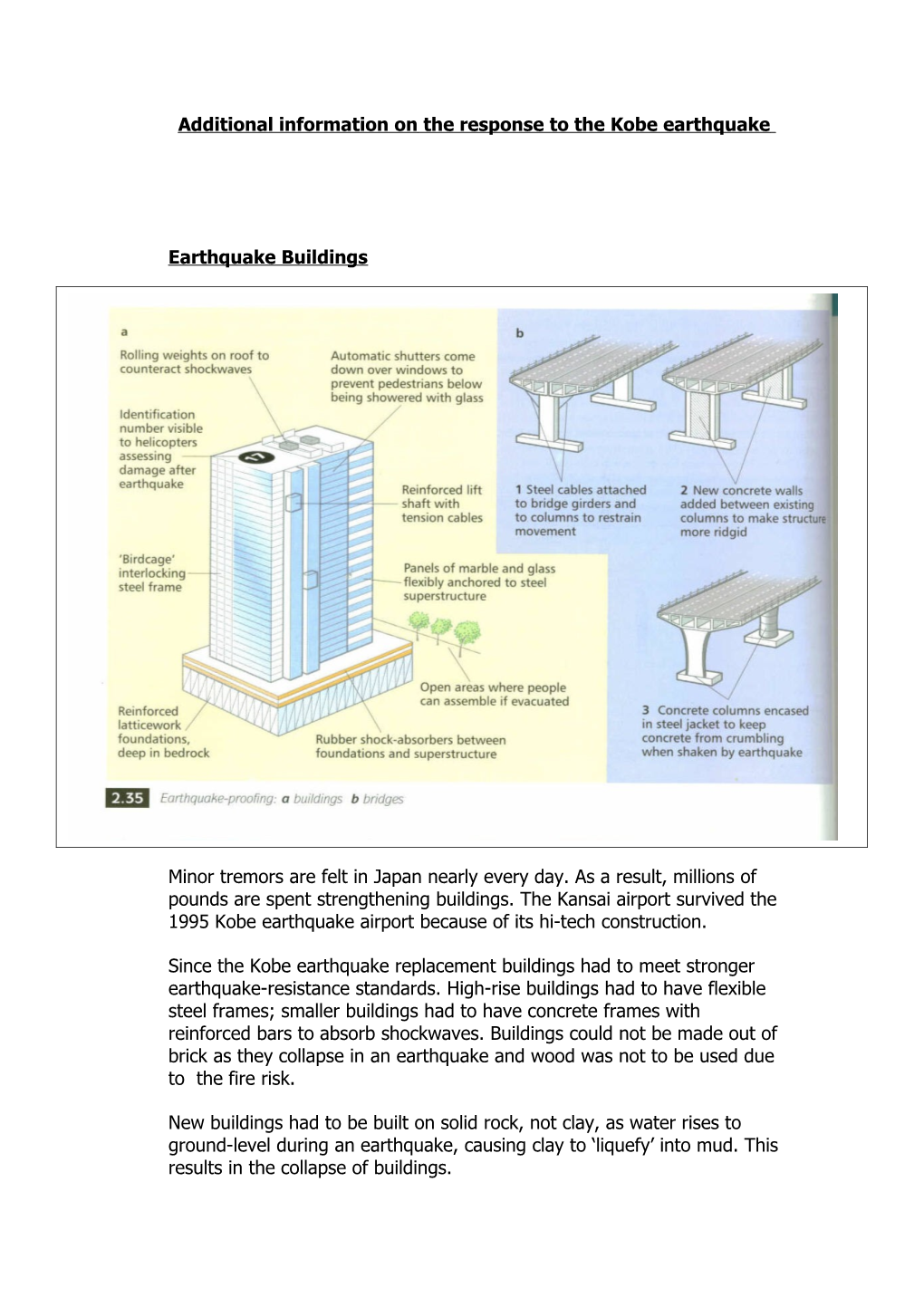 Can We Manage the Impact of Earthquakes