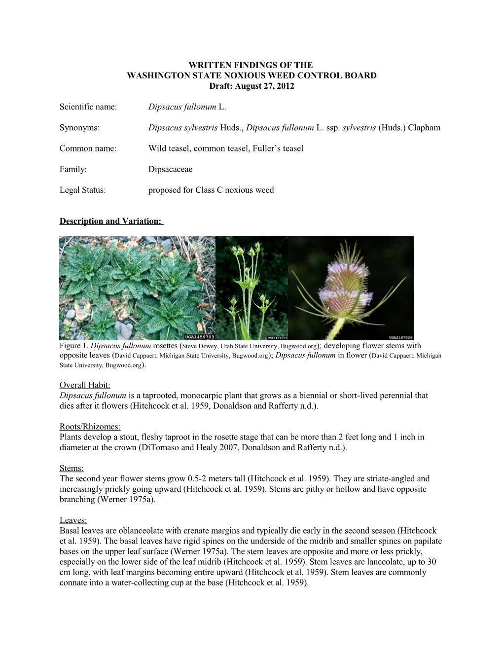 Washington State Noxious Weed Control Board