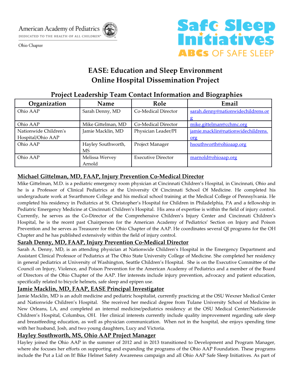 EASE: Education and Sleep Environment