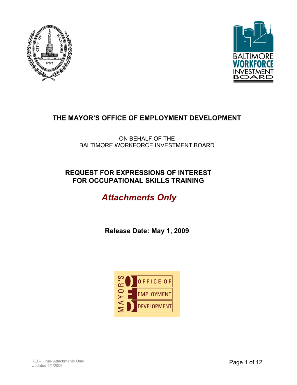 The Mayor S Office of Employment Development